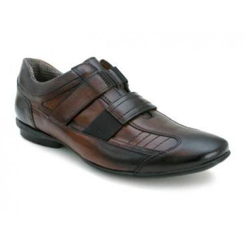 Bacco Bucci "Quentin" Brown Genuine Leather Sport Shoes